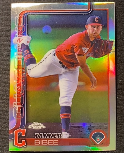 2025 Topps Chrome #164 Tanner Bibee — front