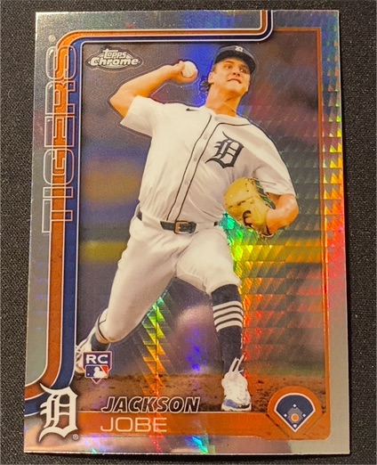 2025 Topps Chrome #249 Jackson Jobe Rookie — front