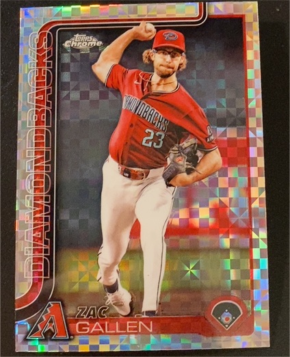 2025 Topps Chrome #4 Zac Gallen — front