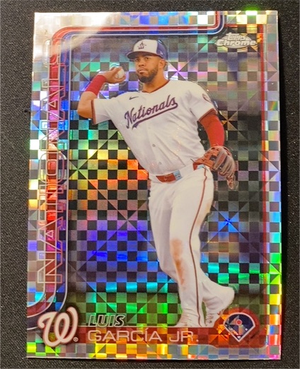 2025 Topps Chrome #269 Luis Garcia Jr. — front