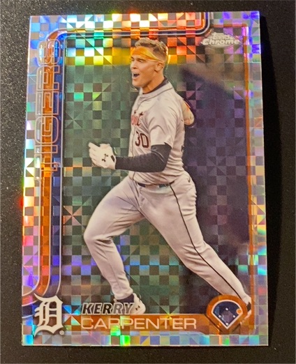 2025 Topps Chrome #299 Kerry Carpenter — front