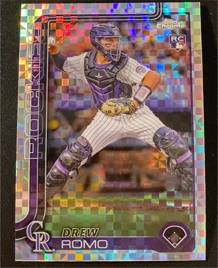 2025 Topps Chrome #124 Drew Romo — front
