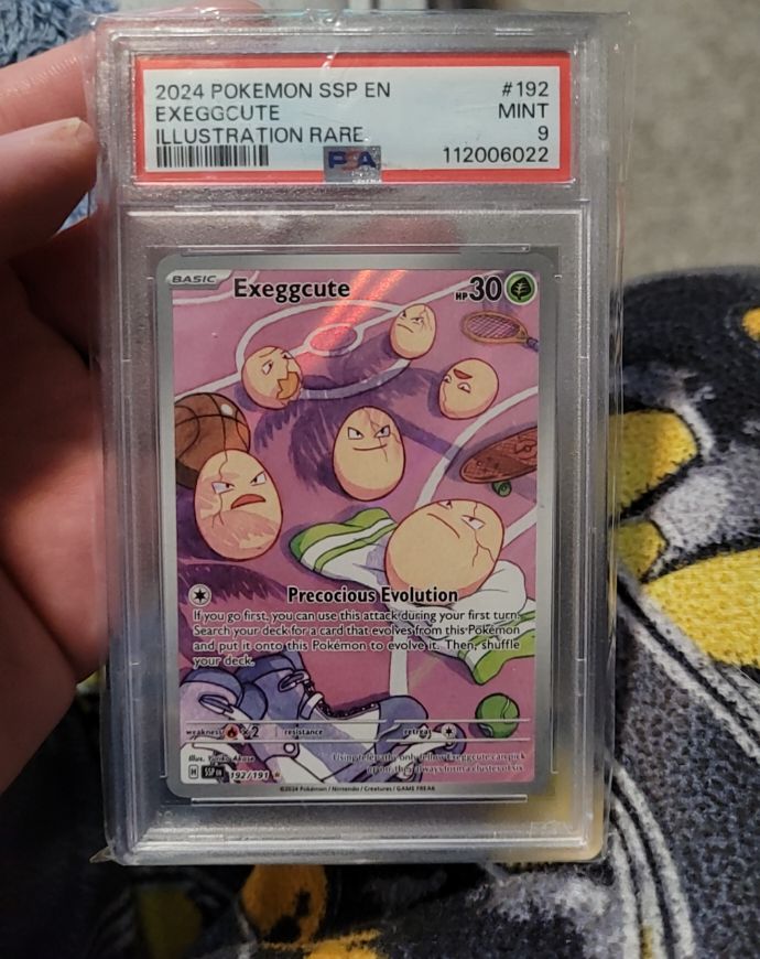 2024 Pokemon SSP #192 Exeggcute Illustration Rare — front