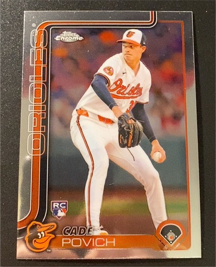 2025 Topps Chrome #140 Cade Povich — front