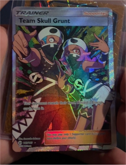 2017 Pokémon Sun & Moon Base Set #149 Team Skull Grunt — front