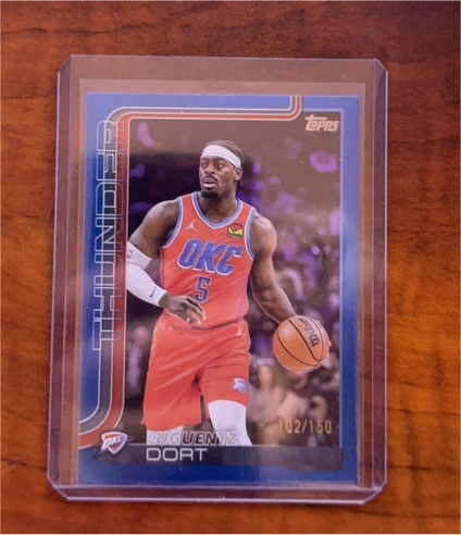 2025-26 Topps #117 Luguentz Dort — front