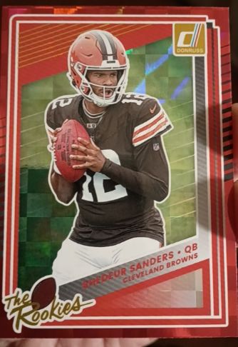 2025 Donruss The Rookies #5 Shedeur Sanders — front
