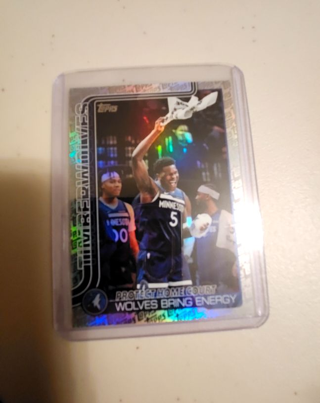 2025-26 Topps Protect Home Court #287 Anthony Edwards — front