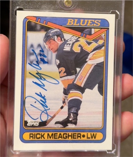 1990-91 Topps #125 Rick Meagher — front