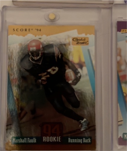1994 Score #277 Marshall Faulk Rookie — front