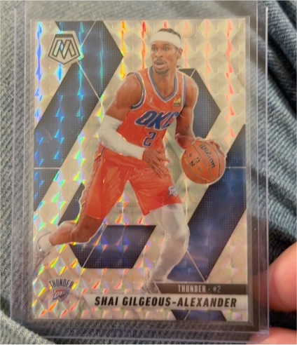 2024-25 Panini Mosaic #38 Shai Gilgeous-Alexander — front