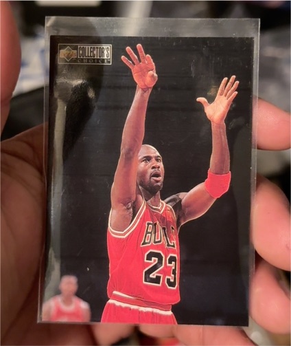 1997-98 Upper Deck Collector's Choice #389 Michael Jordan — front
