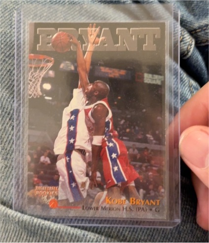 1996 Score Board Basketball Rookies #15 Kobe Bryant — front