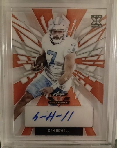 2022 Leaf Valiant #BA-SH1 Sam Howell — front