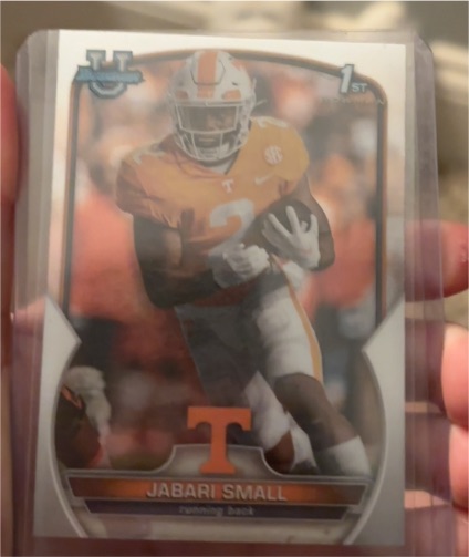 2022 Bowman University Chrome #19 Jabari Small — front