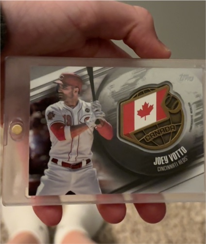 2020 Topps Series 1 Global Game Medallion #GGM-JV Joey Votto — front