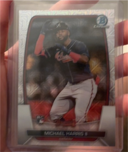 2023 Bowman Chrome #76 Michael Harris II Mojo Refractor — front