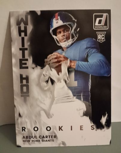 2025 Panini Donruss White Hot Rookies #WHR-ALC Abdul Carter — front