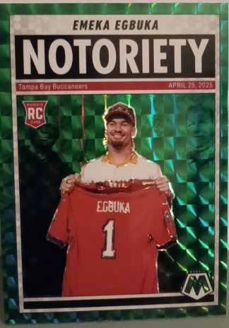 2025 Panini Mosaic #16 Emeka Egbuka Notoriety — front