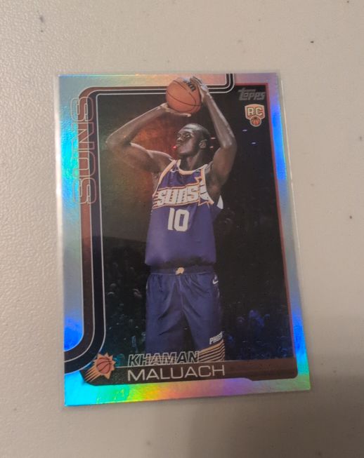 2025-26 Topps Basketball #210 Khaman Maluach Rookie Card — front