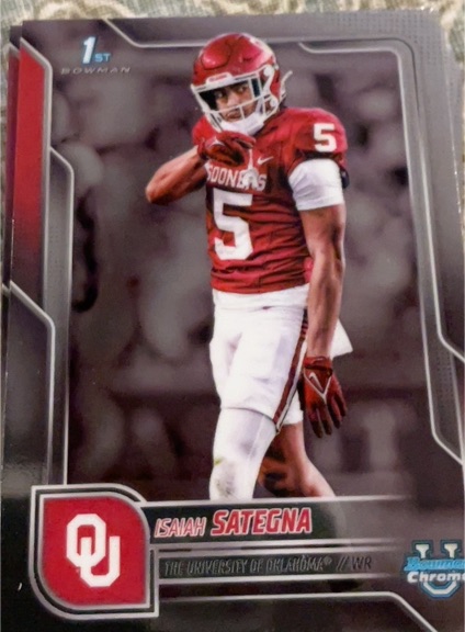 2025 Bowman Chrome University #48 Isaiah Sategna — front