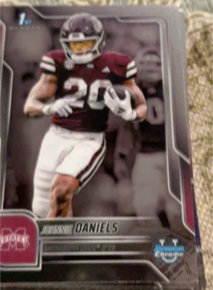 2025 Bowman Chrome University #148 Johnnie Daniels — front