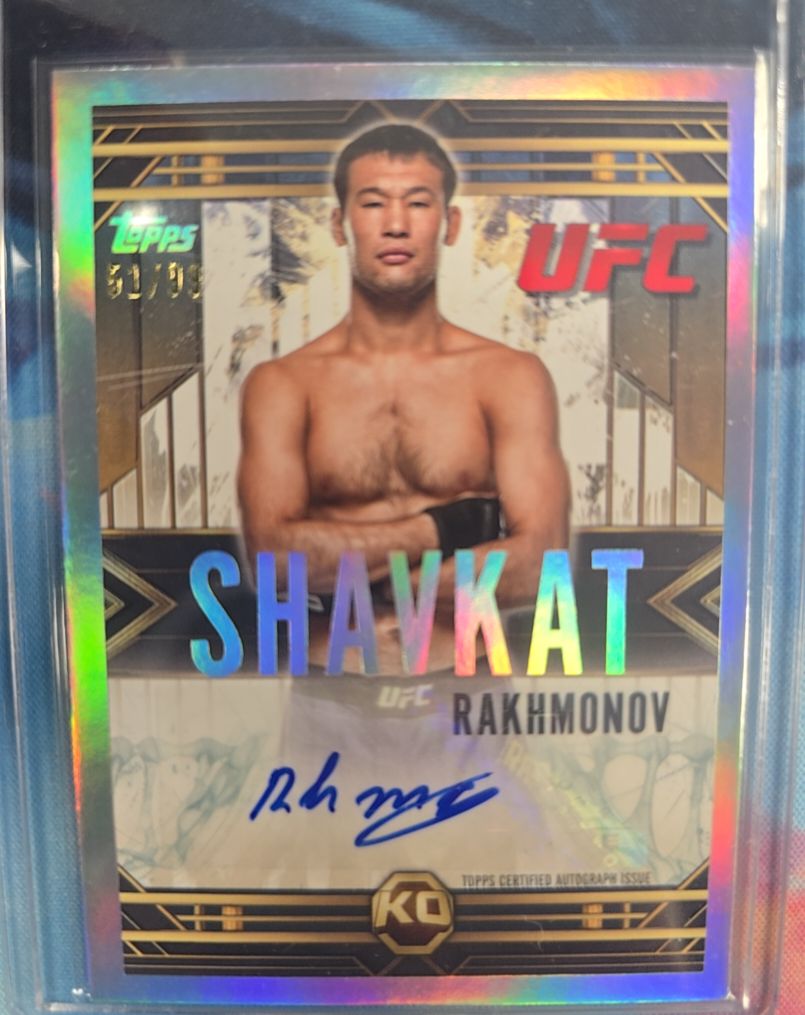 2025 Topps UFC Knockout #Shavkat Rakhmonov — front