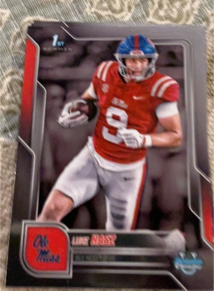 2025 Bowman Chrome University #61 Luke Hasz — front