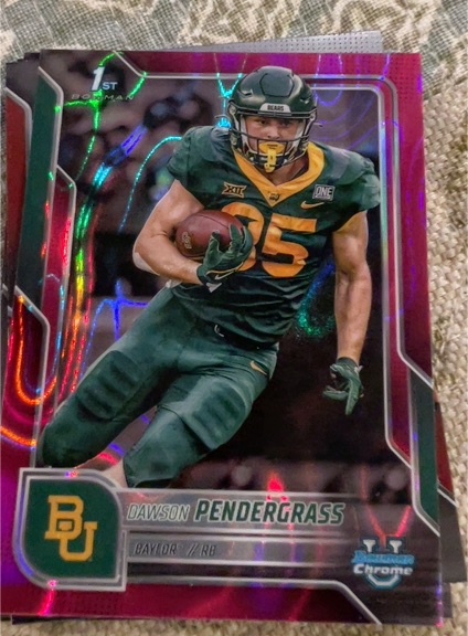 2025 Bowman Chrome University #115 Dawson Pendergrass — front