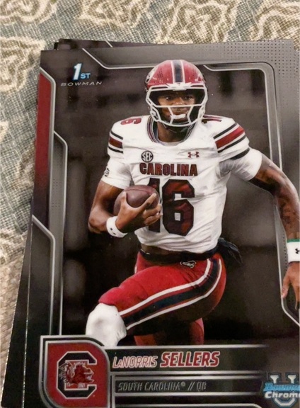 2025 Bowman Chrome University #168 LaNorris Sellers — front