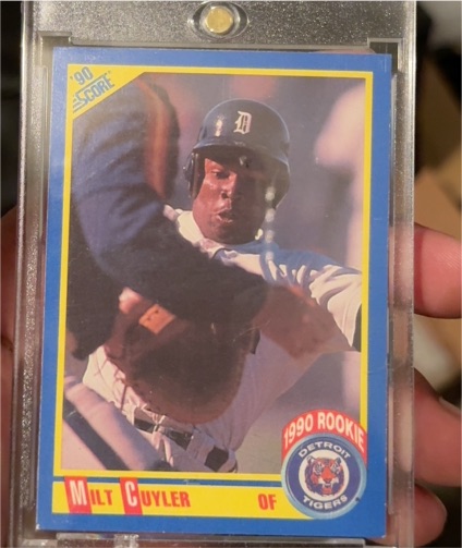 1990 Score #583 Milt Cuyler — front