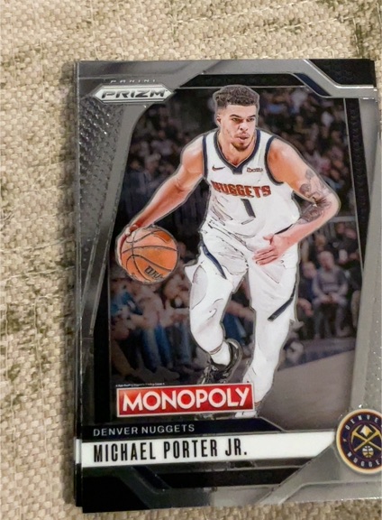 2024-25 Panini Prizm Monopoly #56 Michael Porter Jr. — front