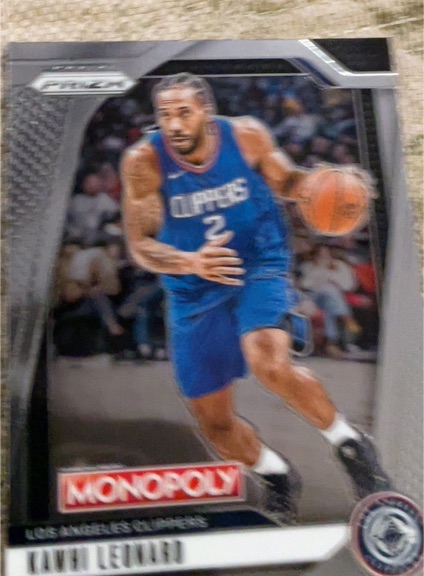 2022-23 Panini Prizm Monopoly #Monopoly Kawhi Leonard — front