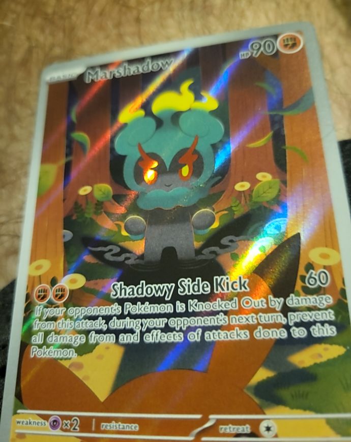 2025 Pokemon Mega Evolution Illustration Rare #146 Marshadow — front