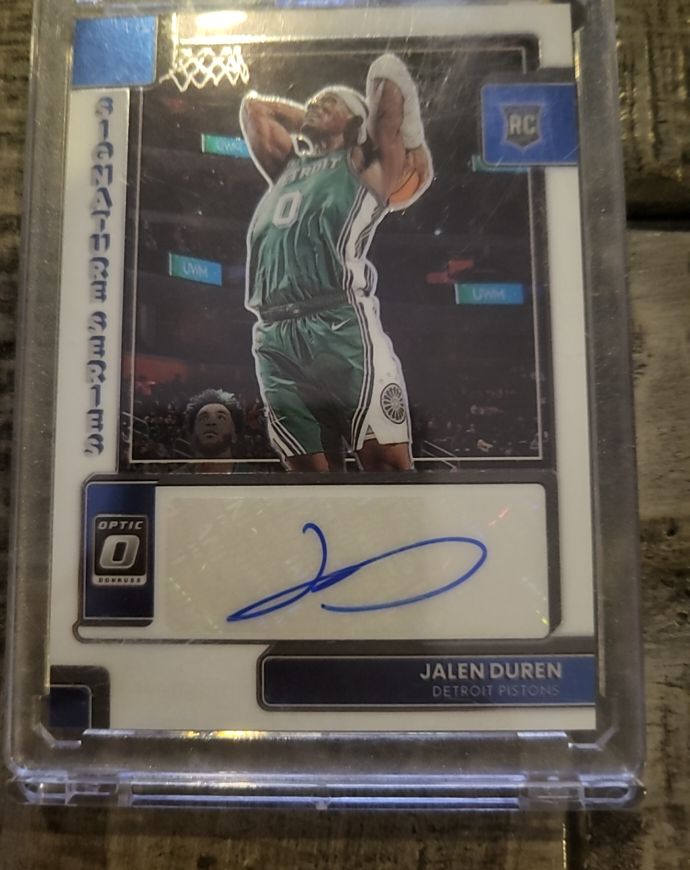 2022-23 Donruss Optic Signature Series #SS-JAD Jalen Duren — front