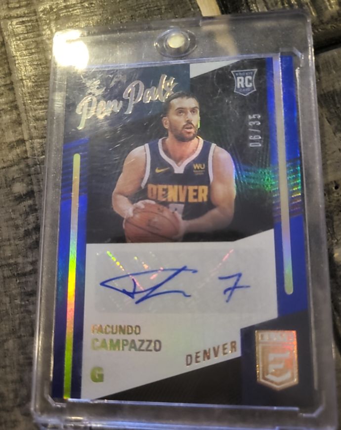 2020-21 Panini Donruss Elite Pen Pals #PP-FC Facundo Campazzo — front