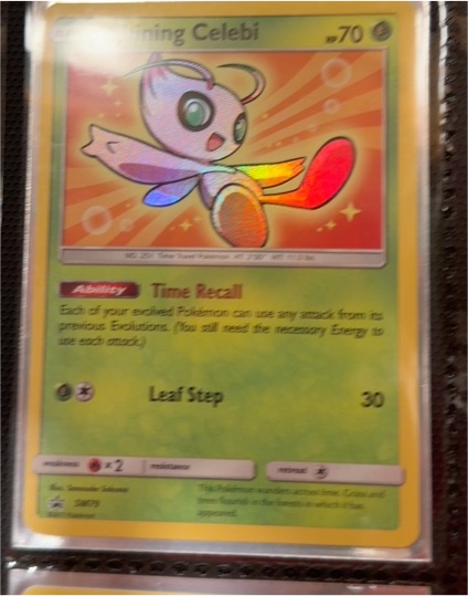 2017 Pokémon SM Black Star Promo #SM79 Shining Celebi — front