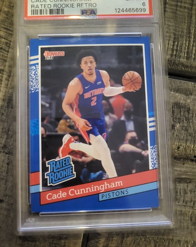 2021-22 Panini Instant Donruss Rated Rookie Retro #RR-1 Cade Cunningham — front
