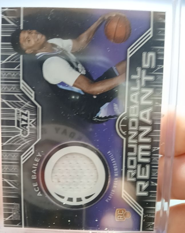2025-26 Topps #RRR-AB Ace Bailey Rookie Roundball Remnants Patch — front