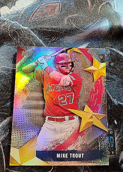2025 Topps Series 1 Stars of MLB #SMLB-8 Mike Trout — front