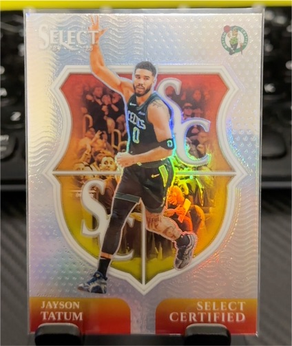 2024-25 Panini Select #13 Jayson Tatum Select Certified — front