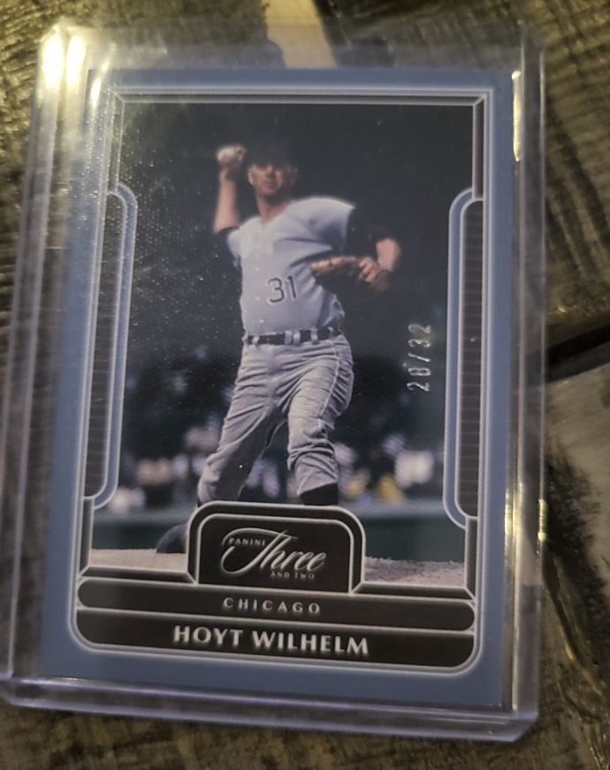 2023 Panini Three and Two #20 Hoyt Wilhelm — front