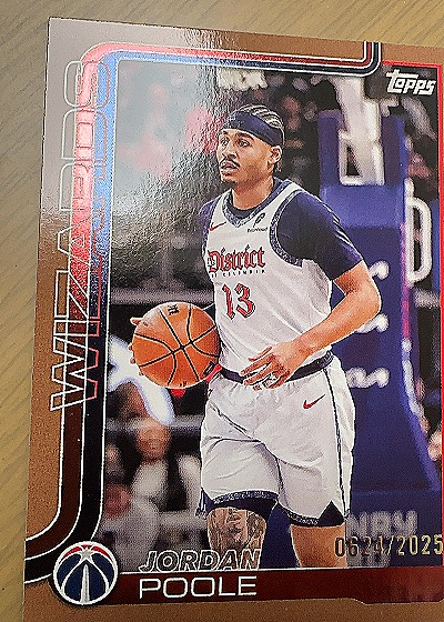 2025-26 Topps #0624/2025 Jordan Poole — front