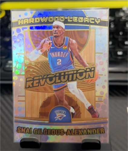 2024-25 Panini Revolution #5 Shai Gilgeous-Alexander Hardwood Legacy — front