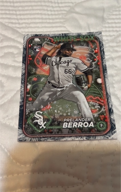 2024 Topps Holiday #H182 Prelander Berroa — front