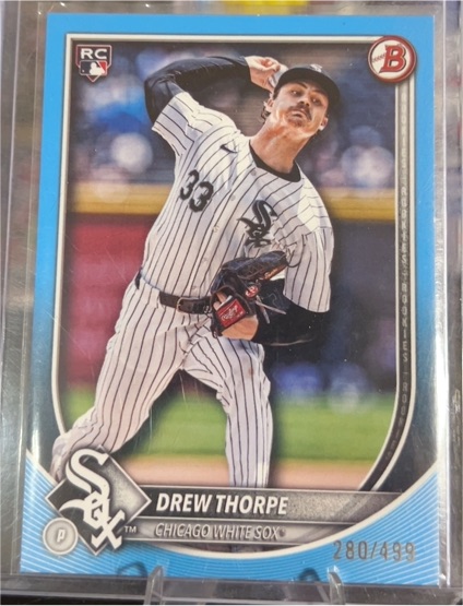 2025 Bowman #8 Drew Thorpe — front