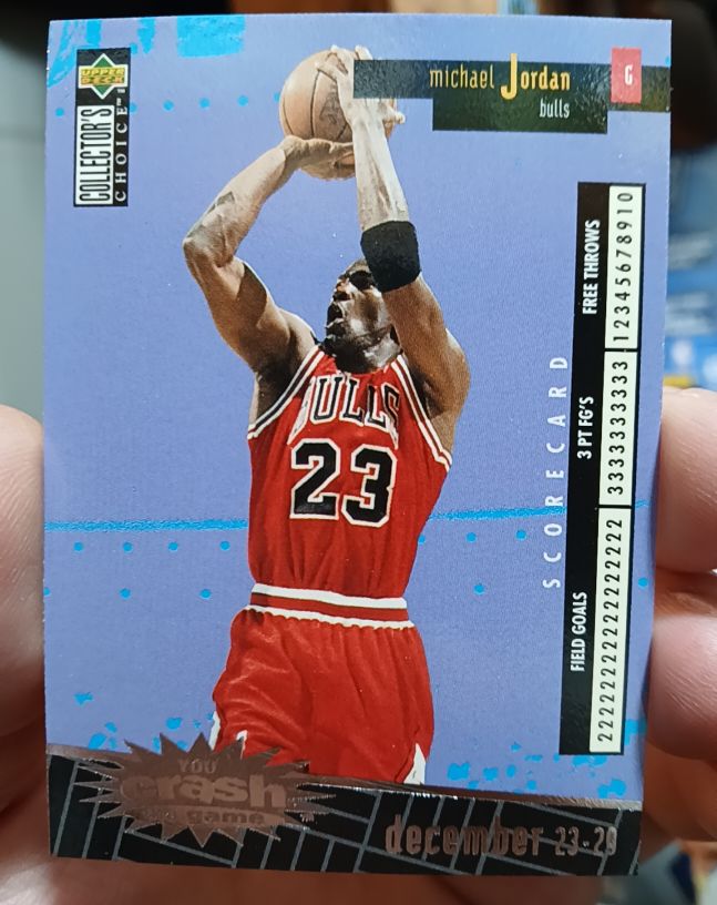 1996-97 Upper Deck Collector's Choice #C30 Michael Jordan You Crash the Game Scoring Silver — front