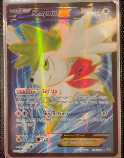 2014 Pokémon XY Roaring Skies #106 Shaymin EX — front