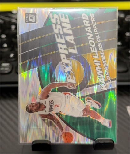 2021-22 Donruss Optic #24 Kawhi Leonard Express Lane — front