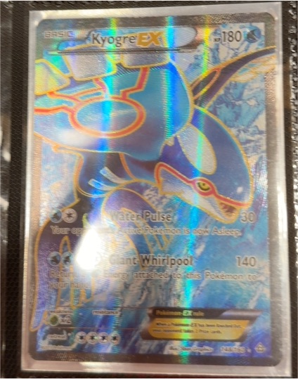 2015 Pokémon XY Primal Clash #148 Kyogre EX — front